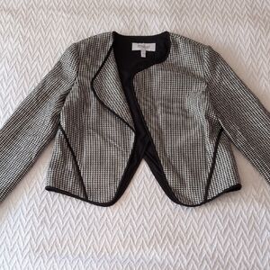 10 Crosby Derek Lam Monochrome Houndstooth Blazer